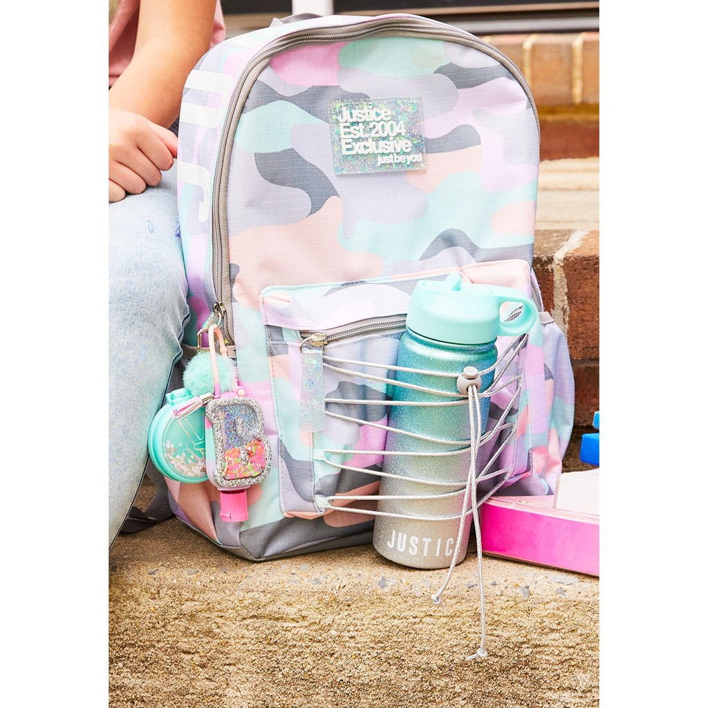 Justice Girls Pastel Camo Backpack Tas Ransel Anak Perempuan