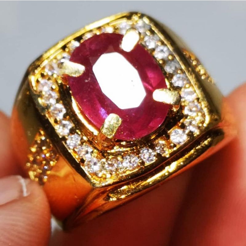 PERMATA RUBY BURMA CUTTING CRYSTAL