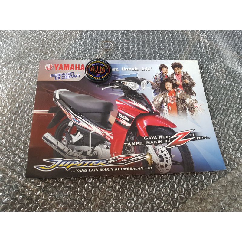 Poster Brosur Yamaha Jupiter 2007 Original