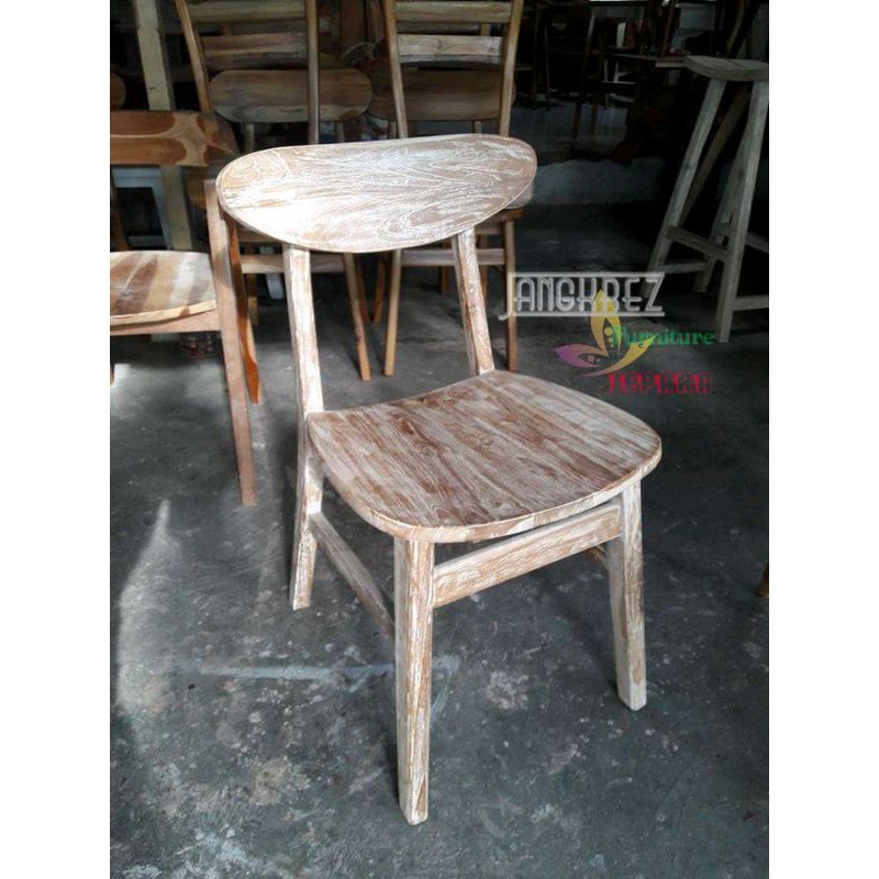 KURSI KAFE JATI RUSTIK ANTIK