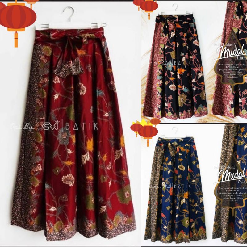 GROSIR ROK BATIK PAYUNG PANJANG HALUS PREMIUM UJS