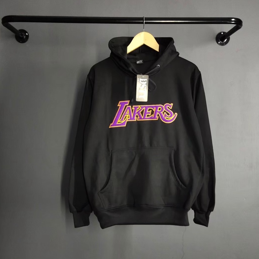 Jaket Sweater Hoodie Nike X LAKERS Full Bordir // Hoodie New Era X NBA LA LAKERS Premium