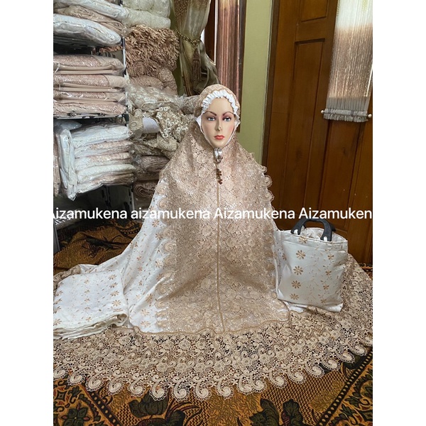 mukena keong milo kd full swarovsky (COD)