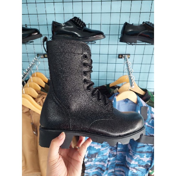 Sepatu Pdl Kulit Jeruk Radial TNI AD