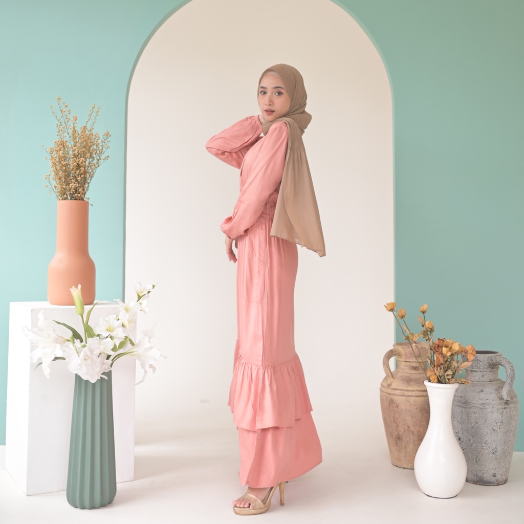 RILLEY - Gamis Danisa | Dress Rayon Terbaru | Fashion Muslim Syari Wanita