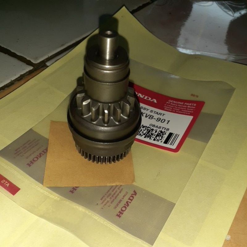 granat gigi pinion starter gear assy honda vario 110 karbu beat fi scoopy (A) ORI