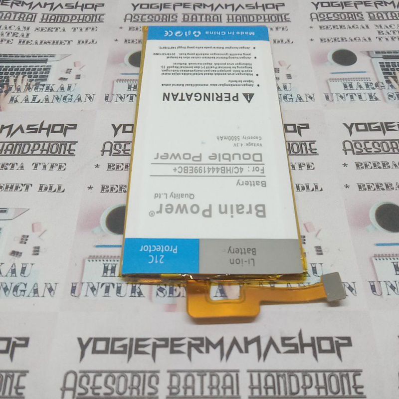 BATRE BATREI BATERAI BATTERY HUAWEI HB444199EBC+ HONOR 4C PLUS CHM-U01 BRAIN DOUBLE POWER (5800 mAh)