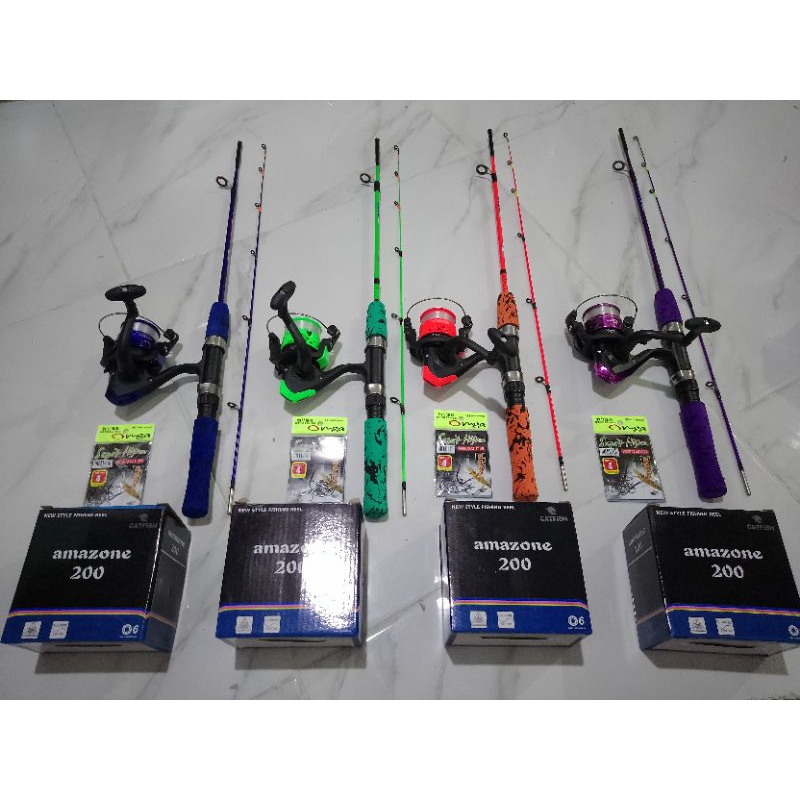 1 set pancing udang 1,10cm Super Lentur