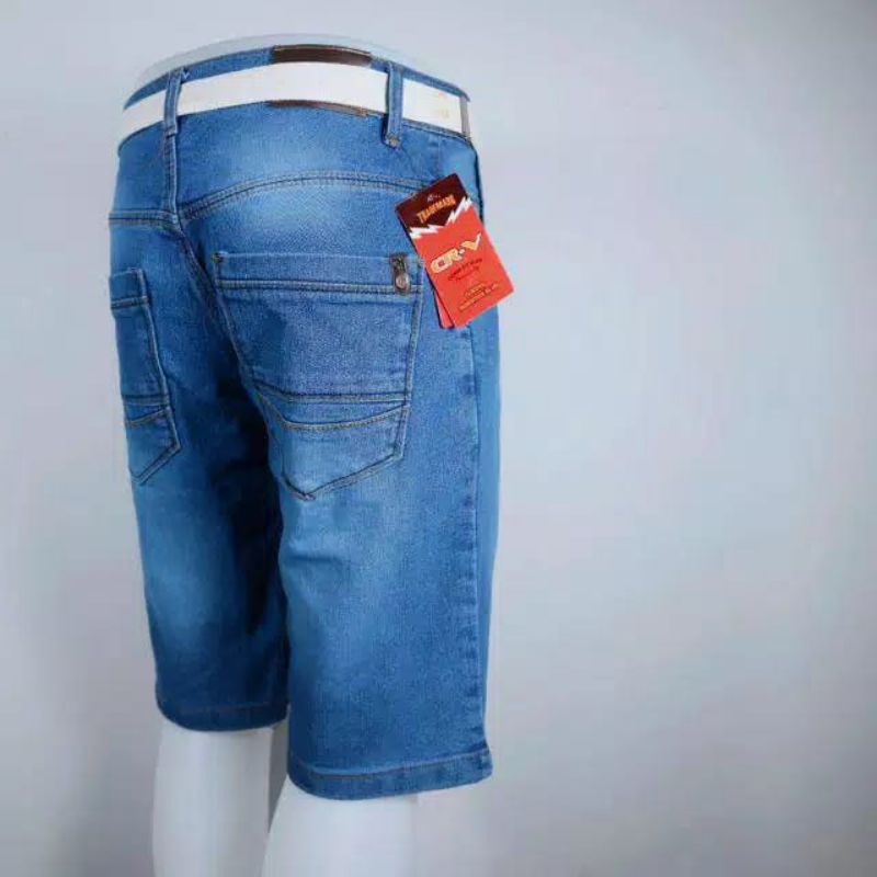 Celana jeans pendek pria CRV