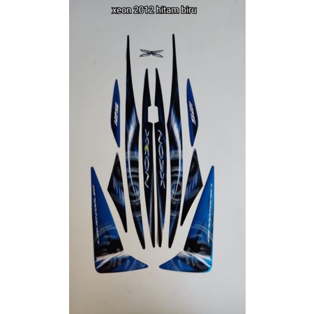 STRIPING XEON 2012 HITAM BIRU