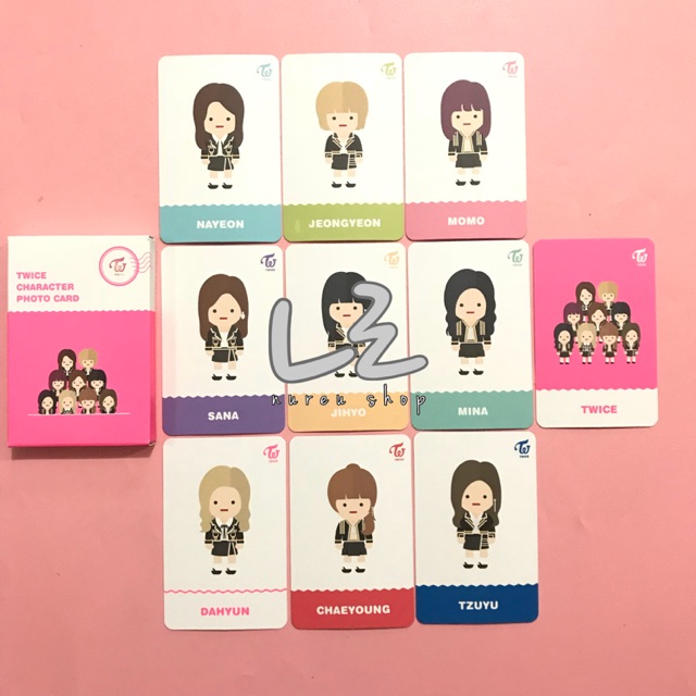 TWICE - Character Pop Up Store Official Goods (Photocard set)
