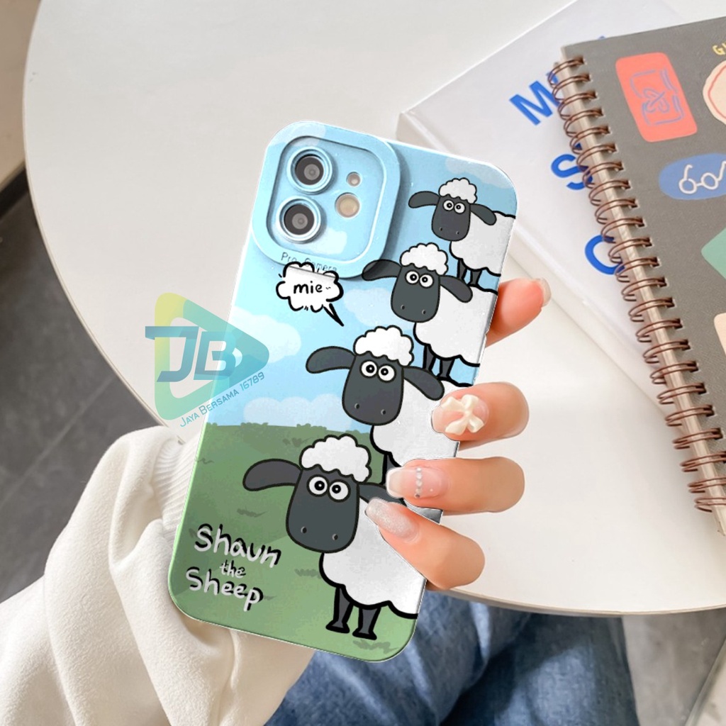 SOFTCASE PROCAMERA CUSTOM SHAUN THE SHEEP OPPO VIVO SAMSUNG REALME XIAOMI IPHONE INFINIX FOR ALL TYPE JB5778