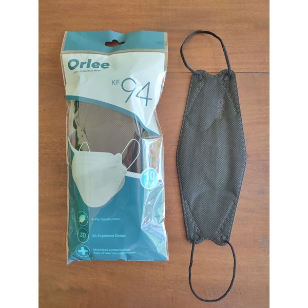 MASKER KF94 ORLEE HITAM 10PCS