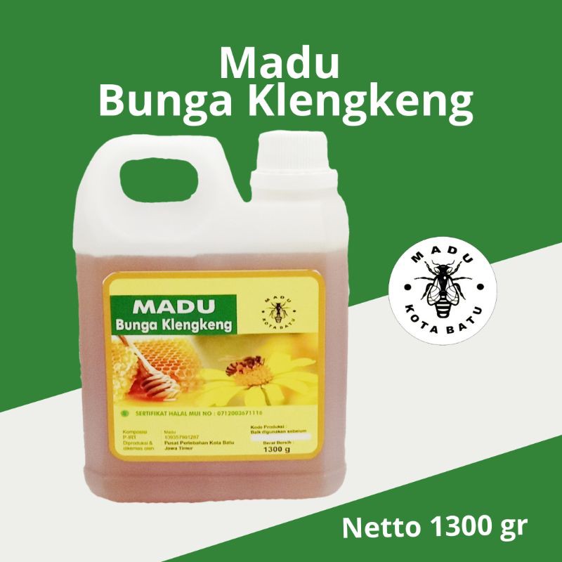 

Madu Asli Murni Nektar Bunga Klengkeng Netto 1300 gr