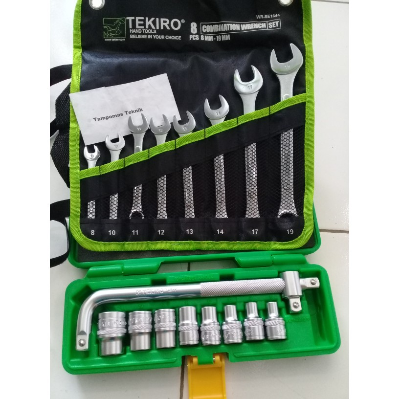 Kunci Ring Pas Set Tekiro 8pcs Paket Kunci Sok Set Tekiro 10pcs