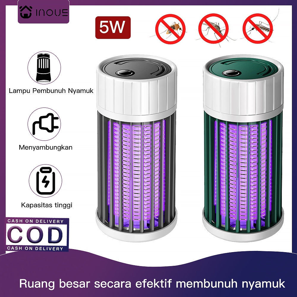 INOUE  perangkap nyamuk Penangkap perangkap nyamuk elektrik lampu UV led perangkap nyamuk elektrik  