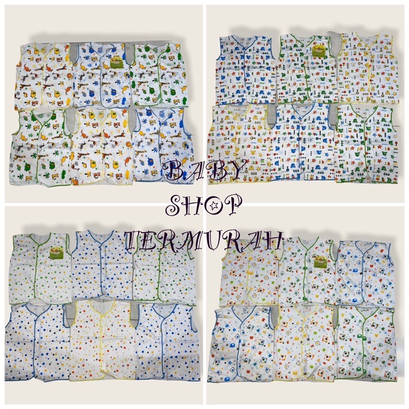 ATASAN BAYI KUTUNG MOTIF 6PCS