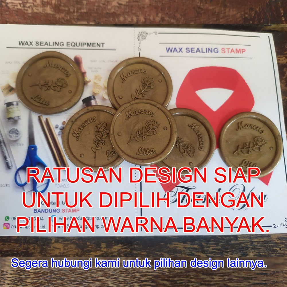 

Wax Seal Koin / Segel Wax Undangan