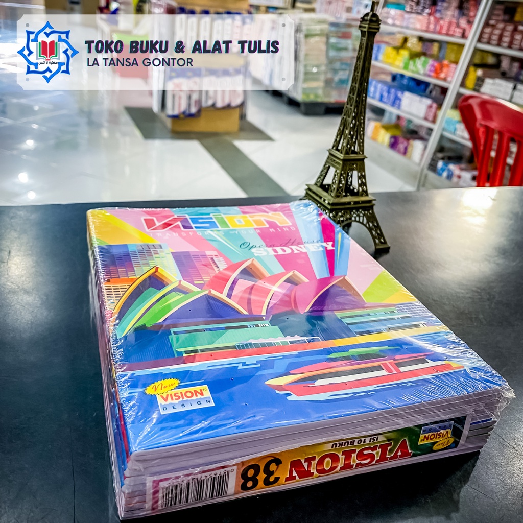 

BUKU TULIS VISION ISI 38 LEMBAR / PACK