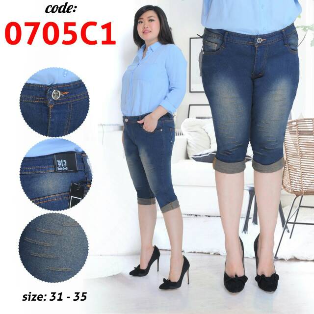 CELANA RIJ LASER JUMBO JEANS