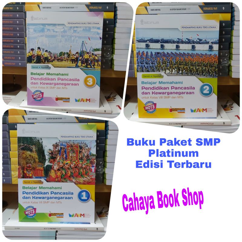 Buku Belajar Memahami PPKn Kelas 7,8,9 SMP AKM-HOTS Platinum