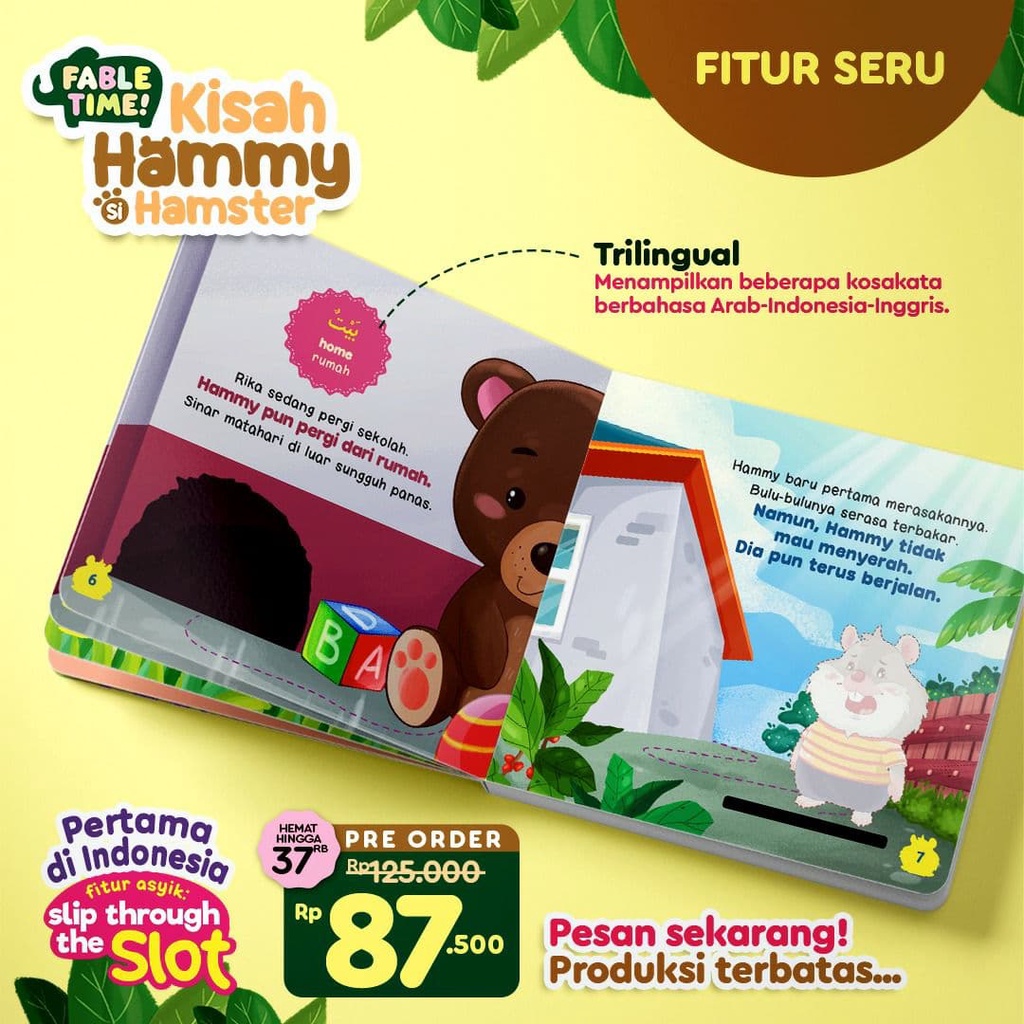 Buku Fabel Time : Kisah Hammy si Hamster