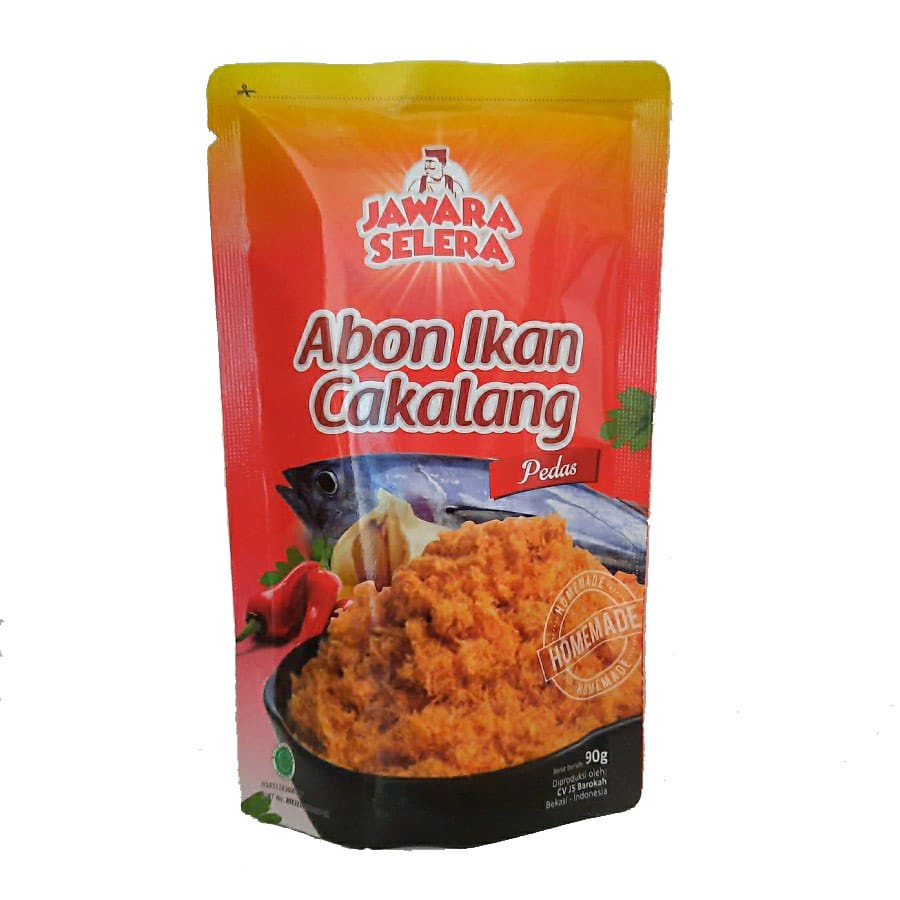 Abon Ikan Cakalang Pedas Jawara Selera 90 gram