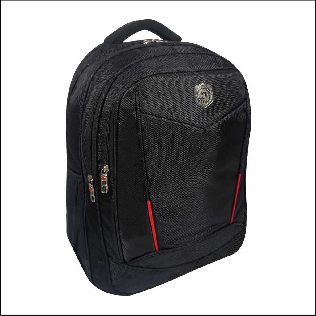 PG 9825 - Tas Ransel Punggung Laptop Polo Pria Wanita Unisex Bahan Waterprood Ukuran 18 Inch