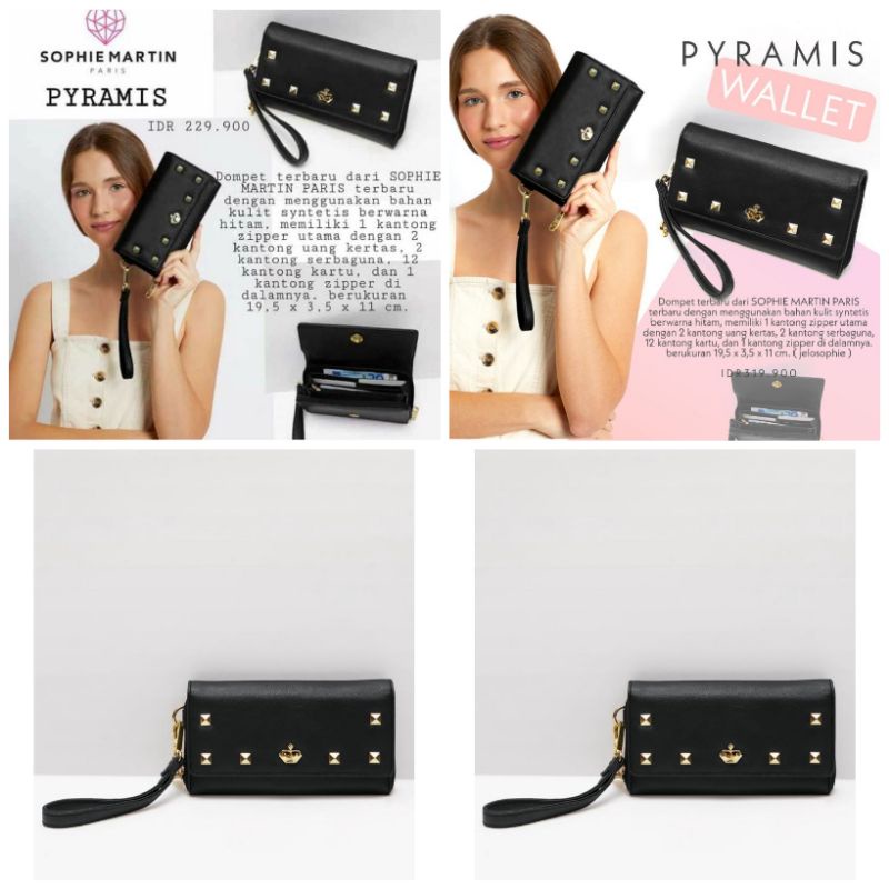 DOMPET PYRAMIS SOPHIE PARIS PROMO