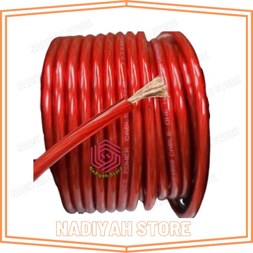 Kabel AWG 8 kabel 8 AWG kabel power aki mobil audio mobil kabel strum accu power audio mobil