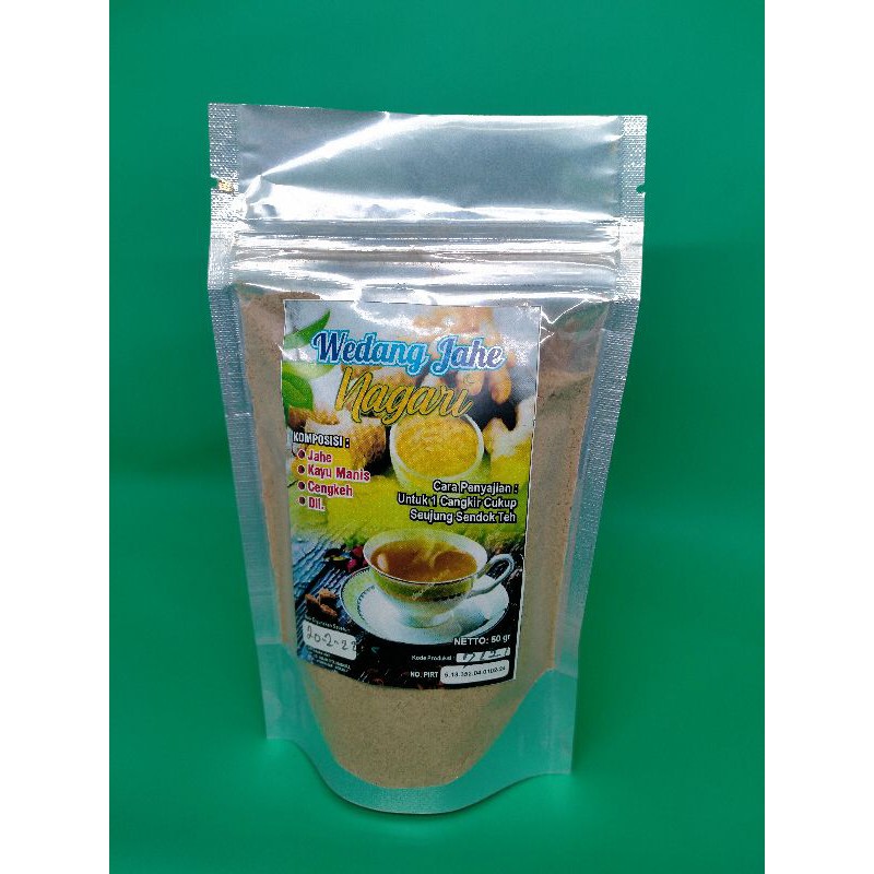 

wedang jahe bubuk seduh hangat tanpa gula