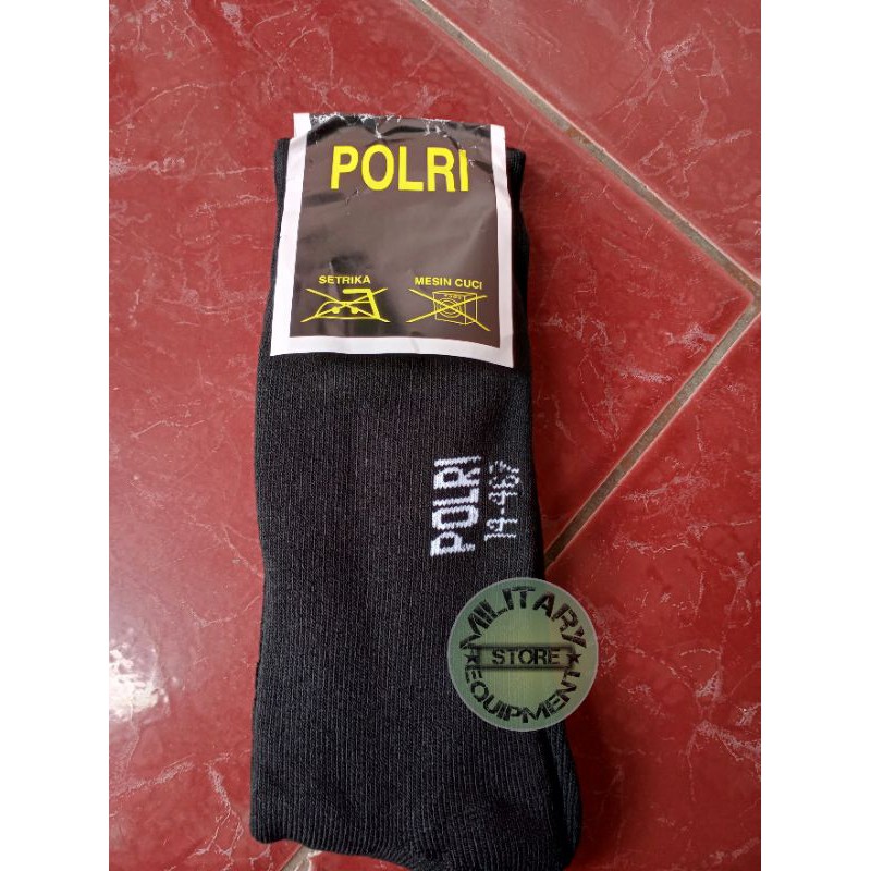 Kaos kaki pdl hitam asli jatah pembagian polri