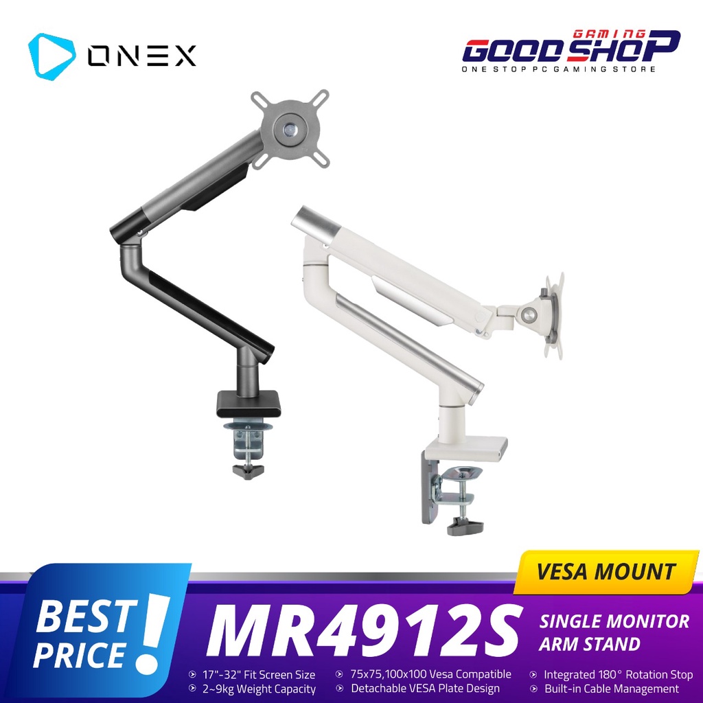 ONEX Monitor Arm Stand Bracket VESA Mount - MR4912S