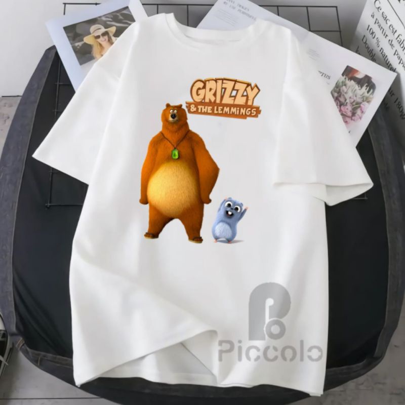 BAJU KAOS ANAK GRIZZY&amp;THE LEMMING TERBARU