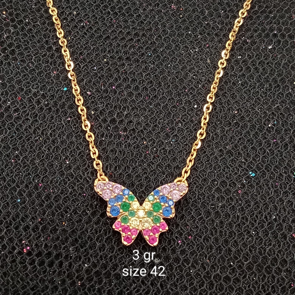 Kalung Emas 17K - 3 gr Kadar 750 - 423