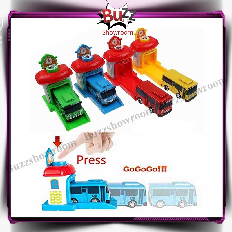 Tayo Ejection The Little Bus Mainan Anak Mobil Bus Pullback Pelontar