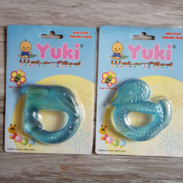 YUKI Water Filled Soother Teether / Mainan Gigitan Bayi