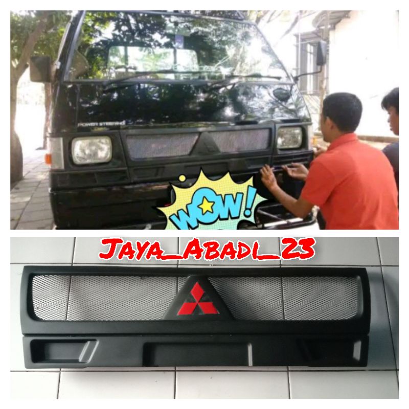 Grill Mobil mitsubishi L300 model jaring 3 berlian mobil elsapek