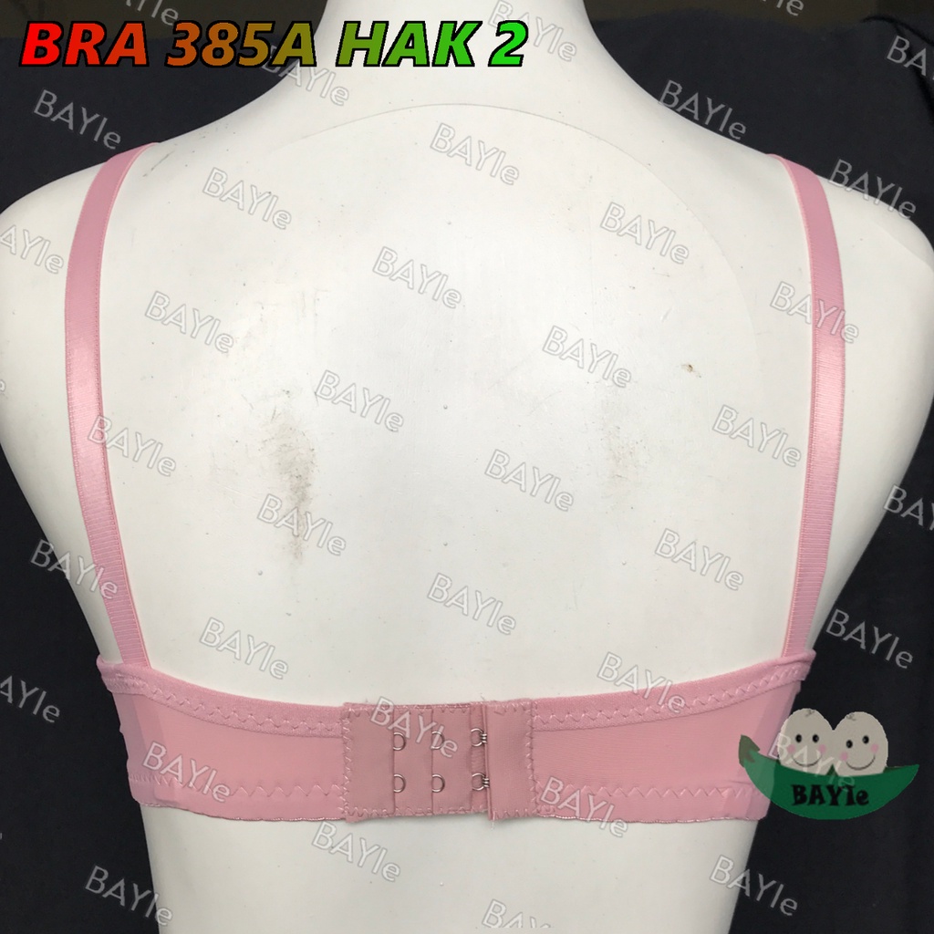 3 PCS BH / Bra Wanita Cewek Remaja/ABG/Dewasa DAILILING 385A Cup A Busa Sedang Tanpa Kawat Kaitan 2 Size 34 - 40