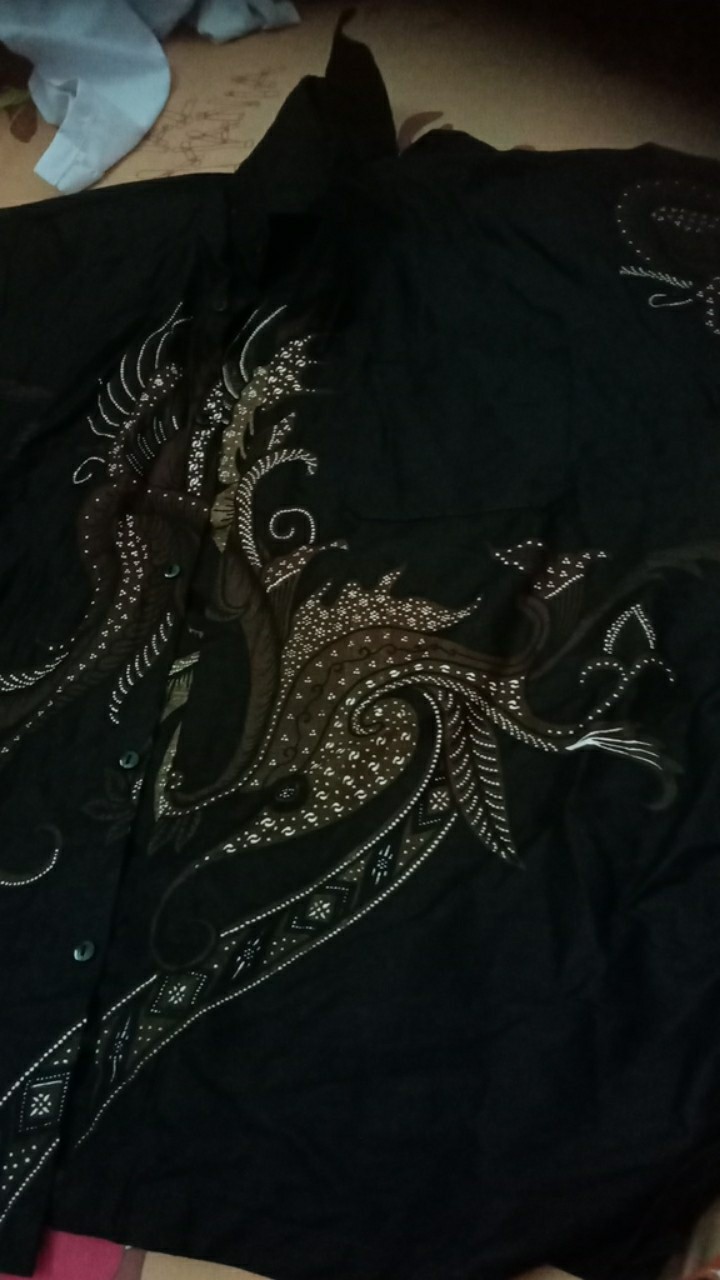Kemeja Batik Pria Lengan Pendek Size M L Xl Xxl  Bswart Batik