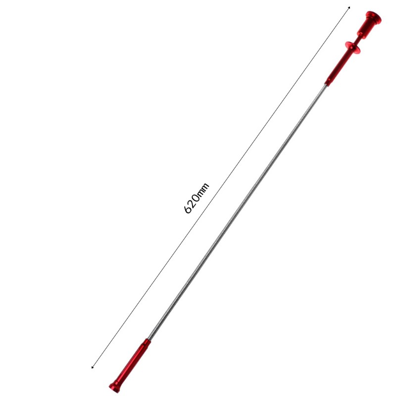 Flexible Pick Up Tool Magnet 4 Claw LED Light Spring Grip Home Toilet Gadget