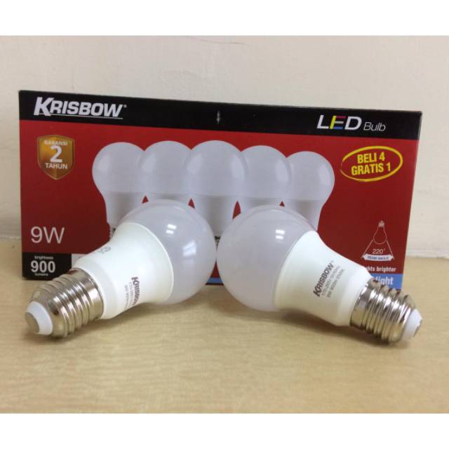 Lampu led krisbow 9 watt