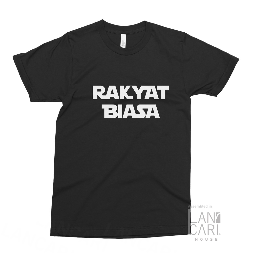 Kaos Rakyat Biasa T-shirt Pakaian Pria Wanita Lucu Fashion Distro Unik Atasan Baju Printing