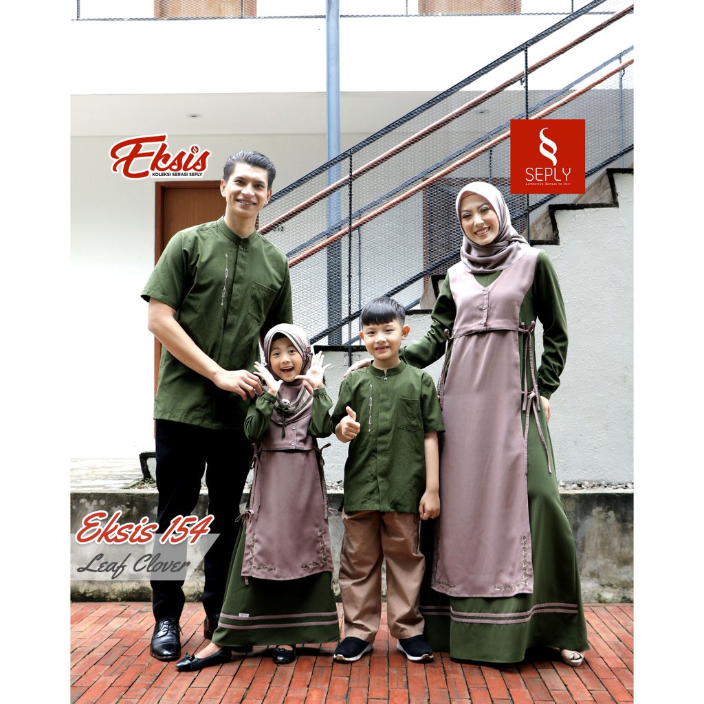 ( Sarimbit Seply Eksis 154 Leaf Clover ) Gamis Dewasa Seply Gissel 305 Kaseo 118 Selia 84 Kliko 86