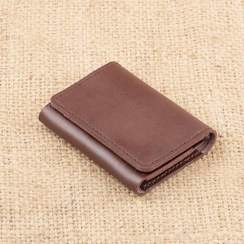 Dompet Kartu Card Holder Wanita Pria Kulit Asli Tempat Kartu ATM Slim Mini