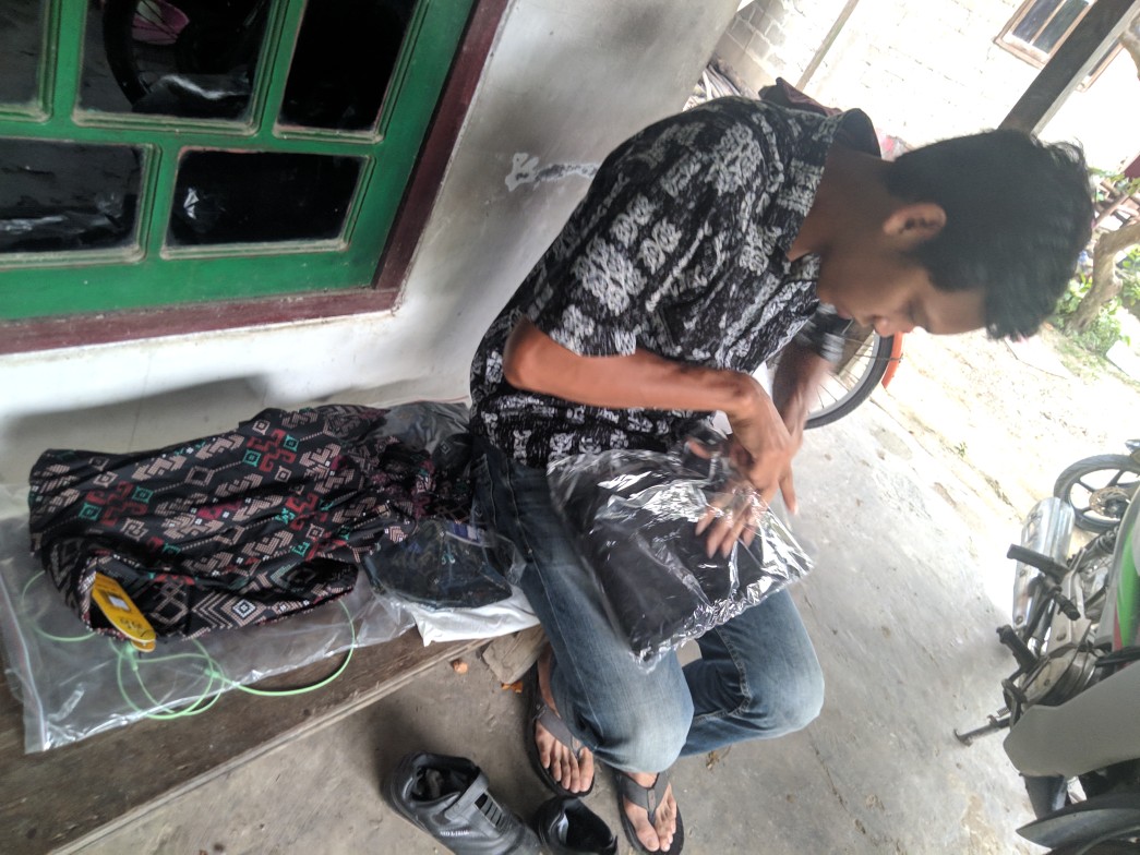 Dgm Fashion   Kemeja Batik Songket Pria Lengan Panjang 5387