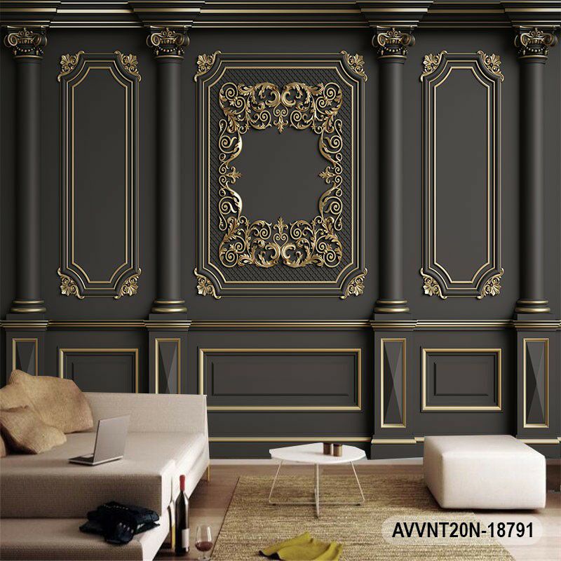 Wallpaper Panelling Custom Wallpaper Dinding Wainscoting Wallpaper Moulding 3D