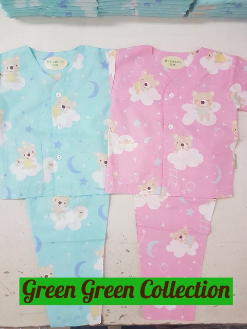 Piyama katun anak full print motif (1-10th)