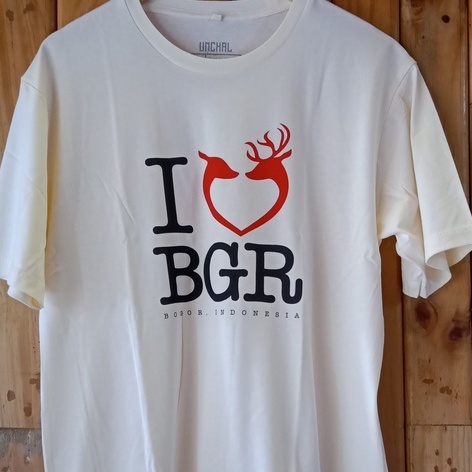UNCHAL KAOS BOGOR / I LOVE BGR / CREAM