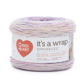

Red Heart Its a wrap sprinkle Plum Pudding